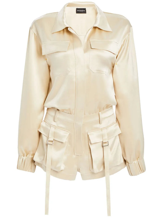 Rosanna Satin Playsuit