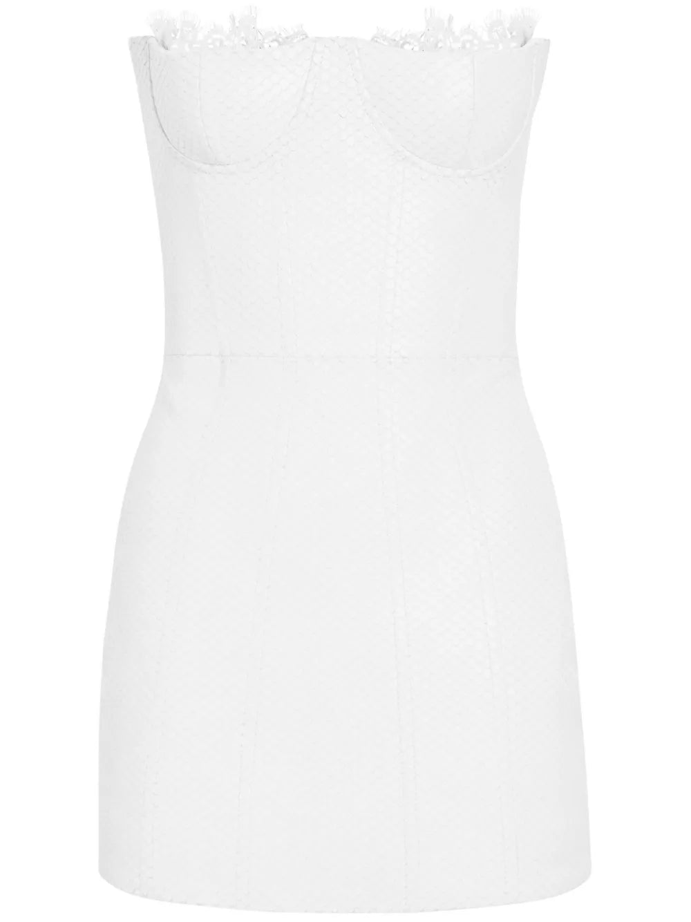 Amberly Strapless Leather Minidress