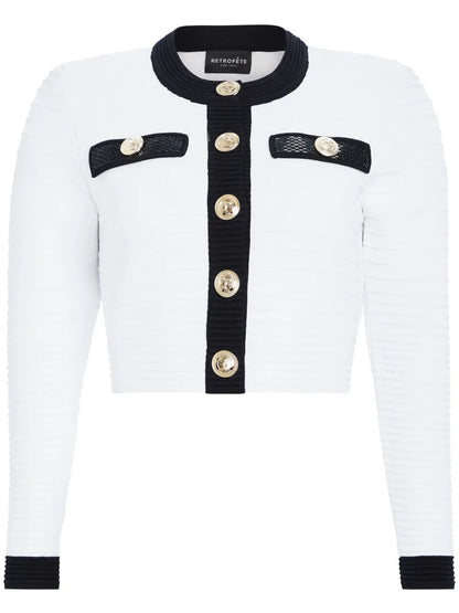 Ainsley Cropped Knit Jacket