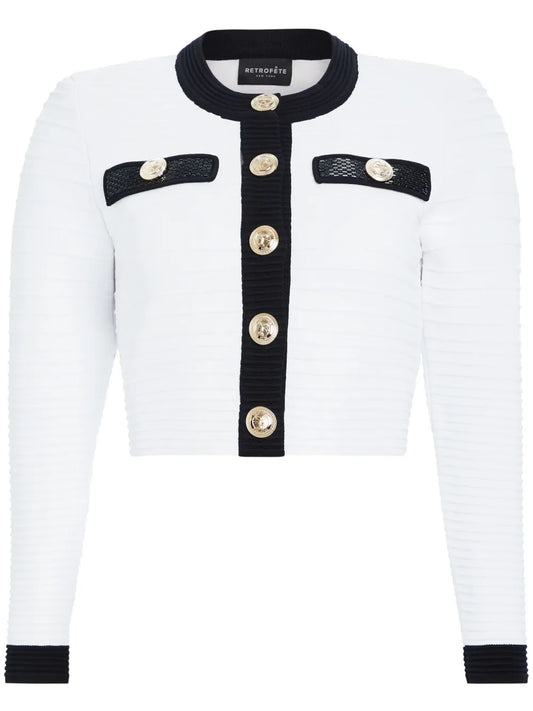 Ainsley Cropped Knit Jacket