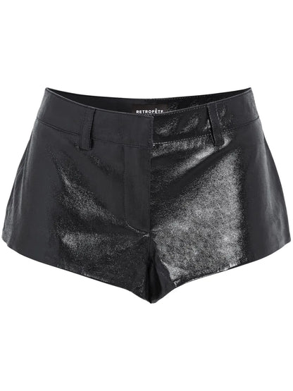Aven Leather Mini Shorts