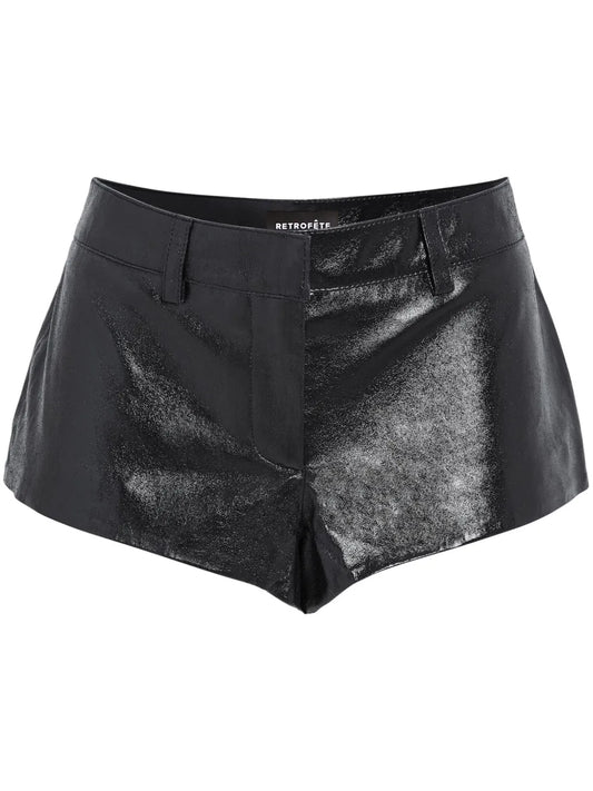 Aven Leather Mini Shorts