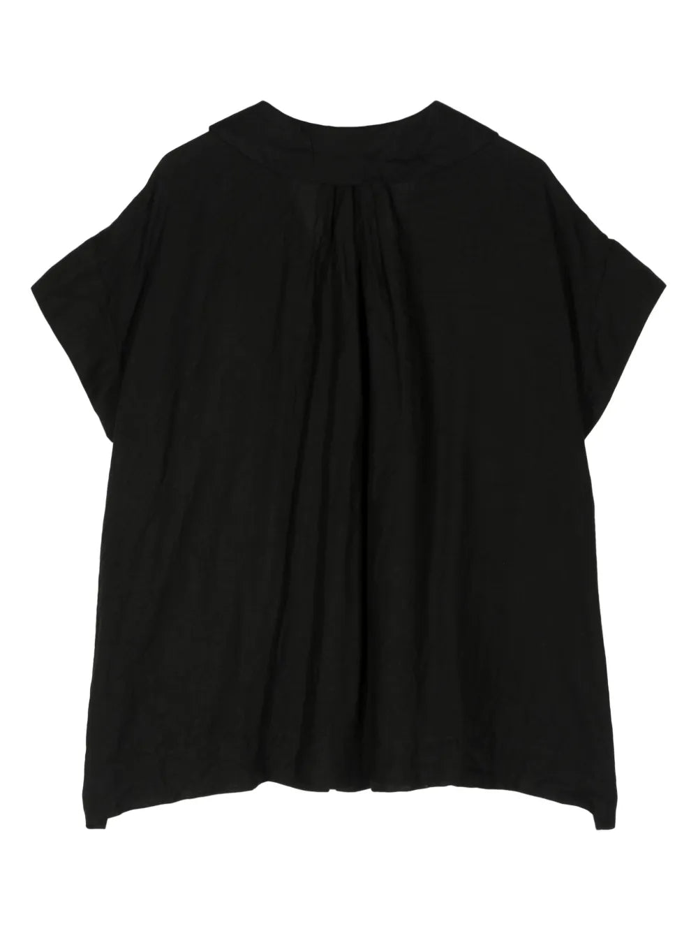 Shawl-Collar Linen Shirt