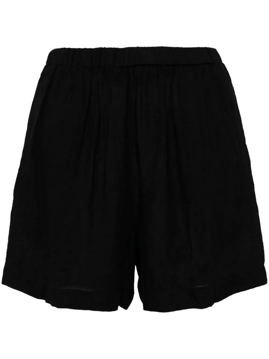 Linen Track Shorts
