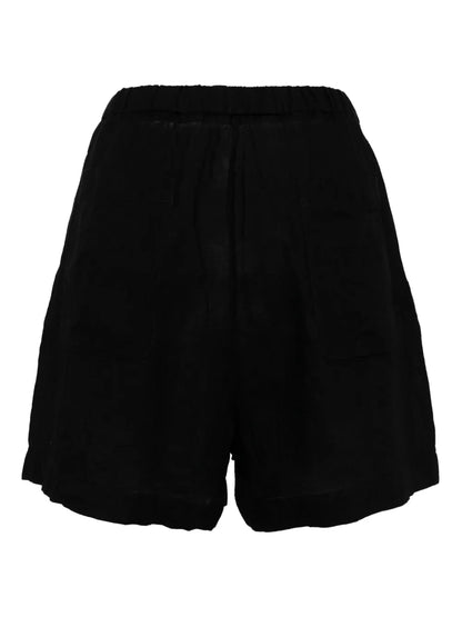 Linen Track Shorts