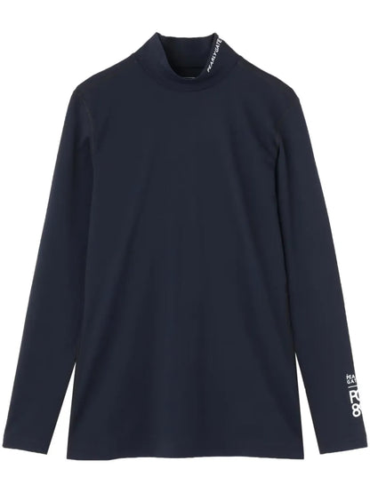 Logo-Print High-Neck Jumper