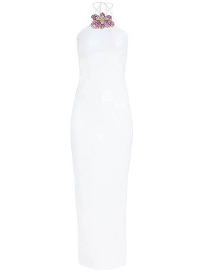 Jessie Rhinestone Halterneck Dress