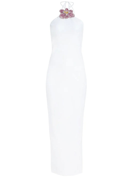 Jessie Rhinestone Halterneck Dress