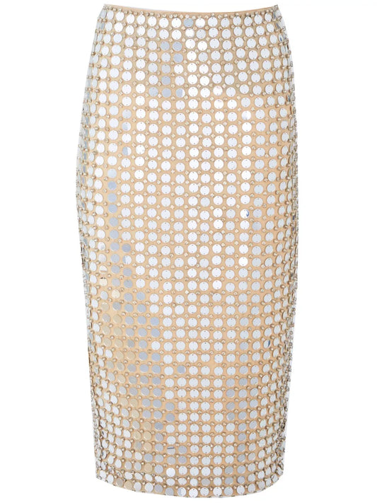 Brelan Disc Midi Skirt