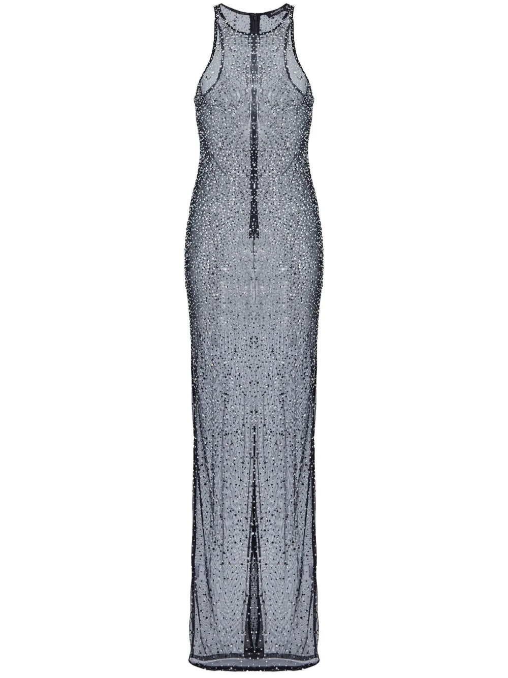 Brandy Sequin Transparent Long Dress