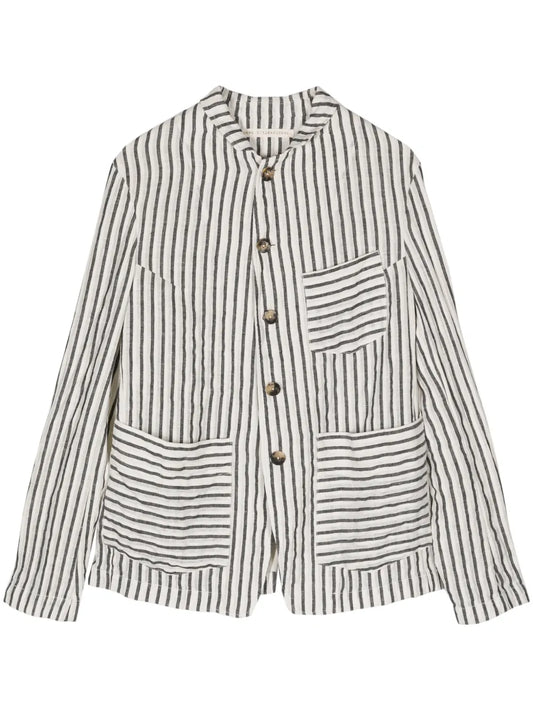 Stripe-Pattern Jacket