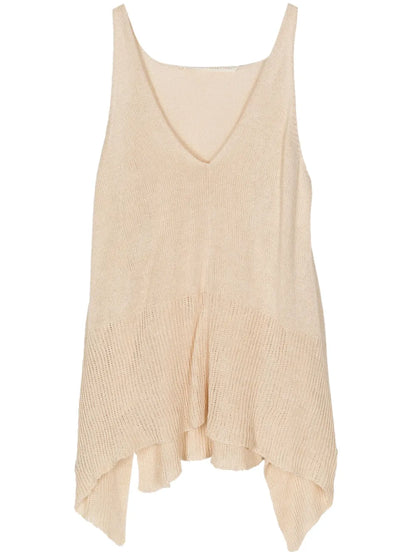 Knitted Linen Blend Top