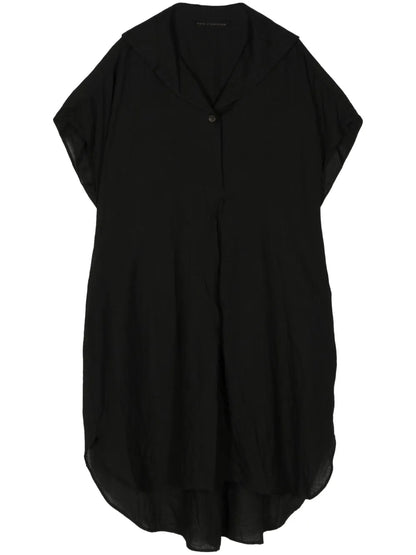 Linen Mini Shirt Dress