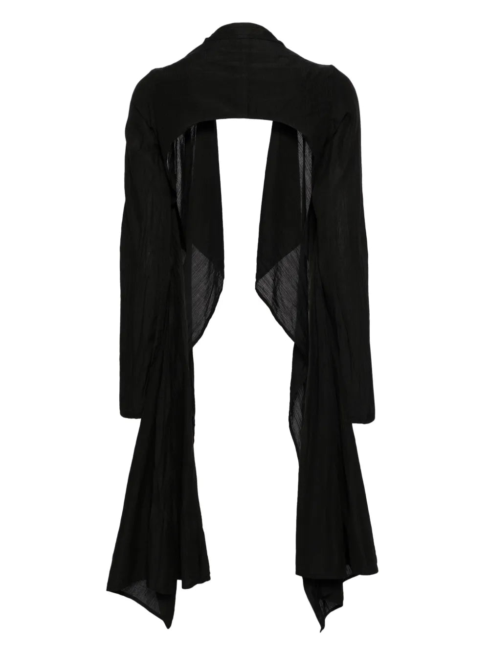 Open-Front Asymmetric Jacket