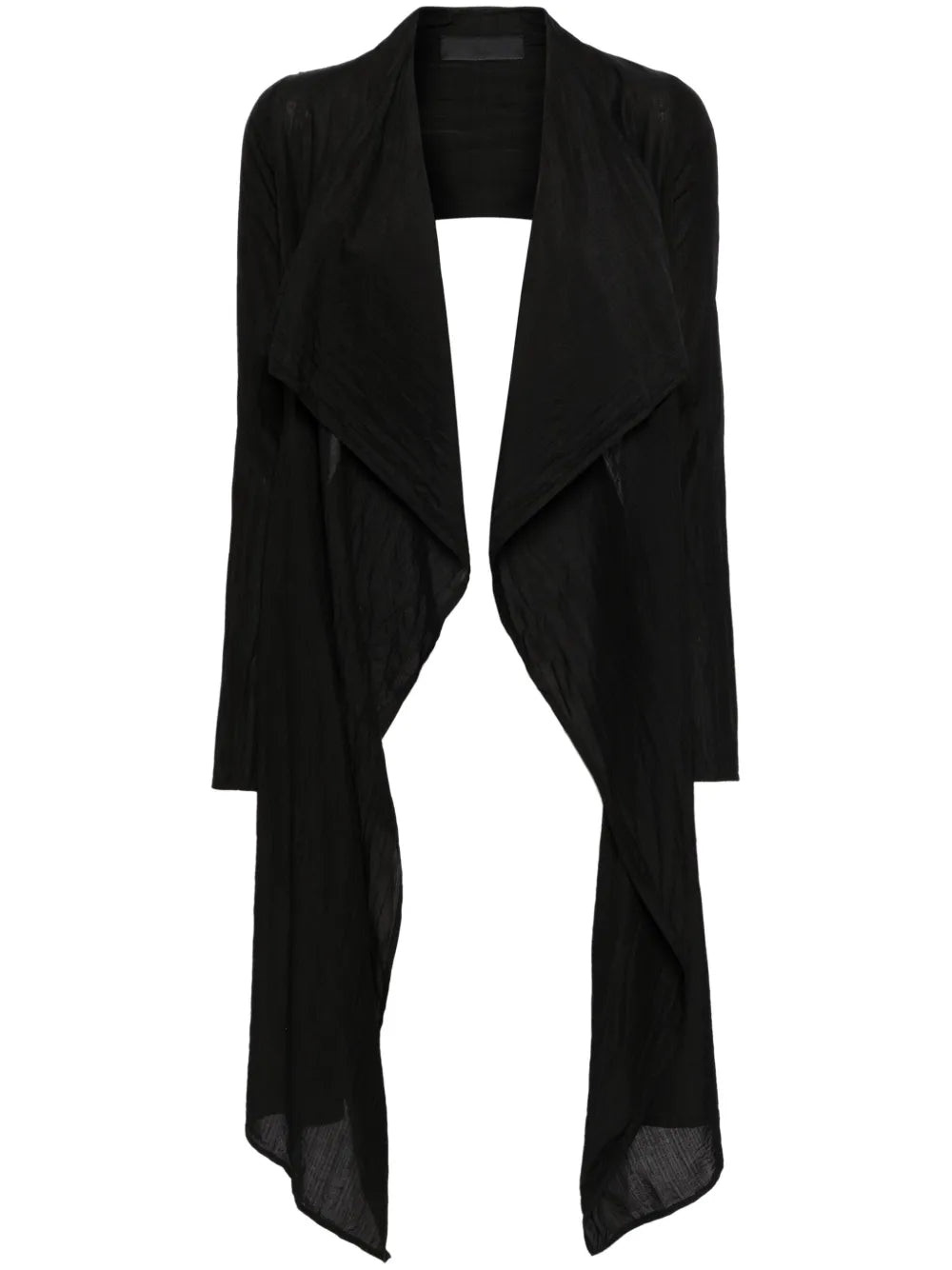 Open-Front Asymmetric Jacket