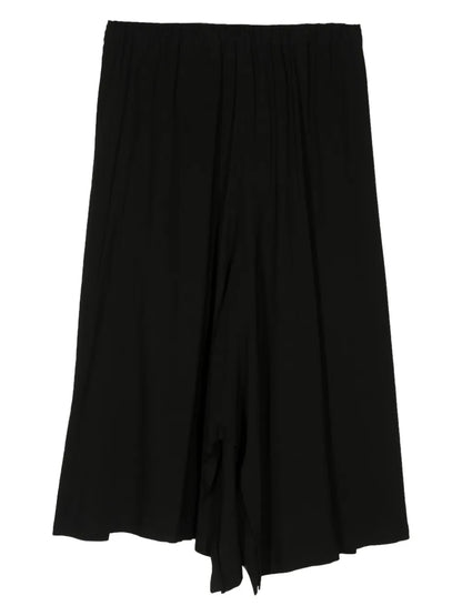 Pleated Asymmetric Skirt