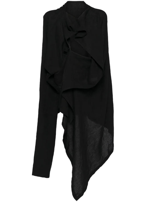 Draped Linen Jacket