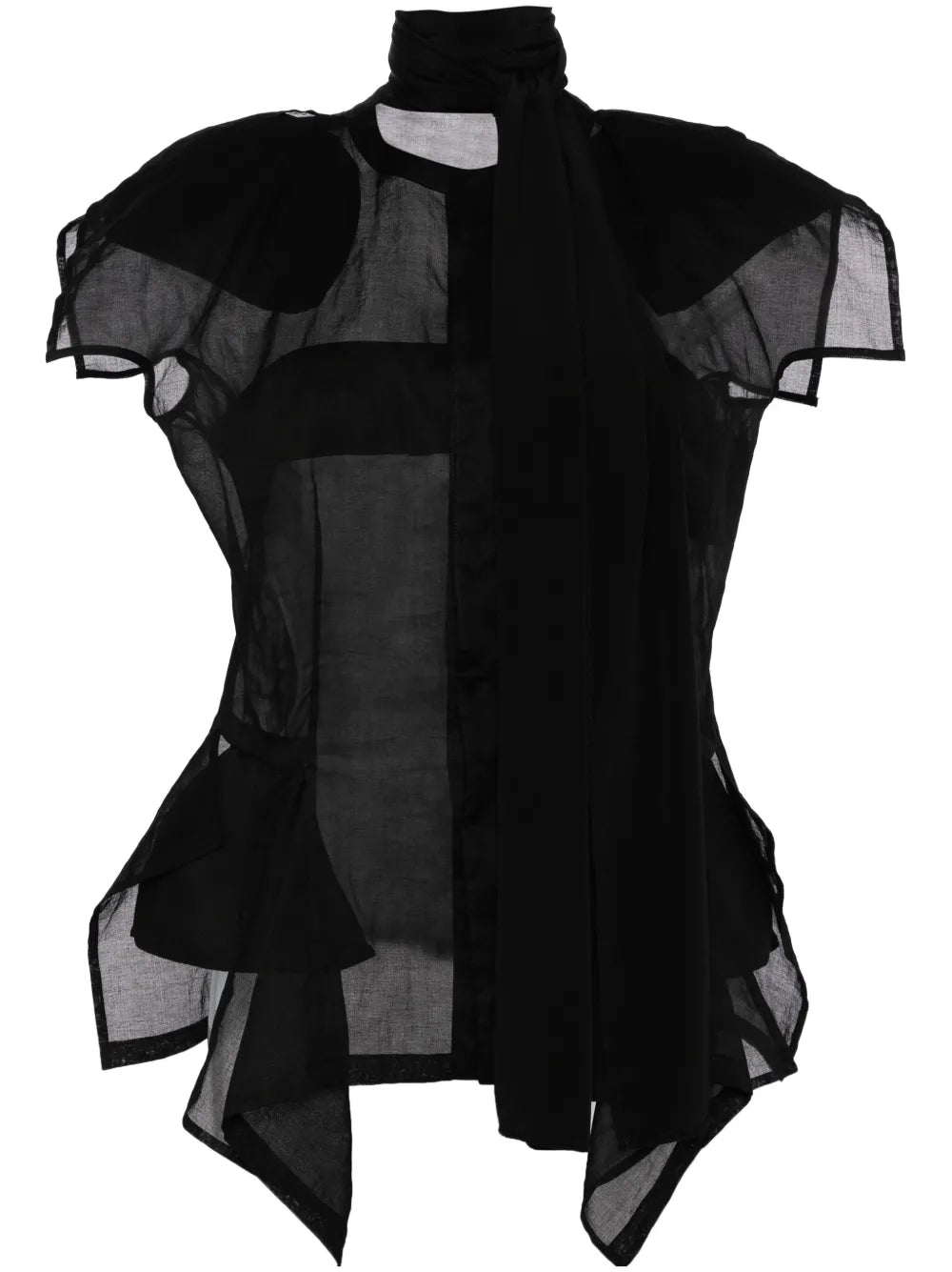 Asymmetric Silk Top