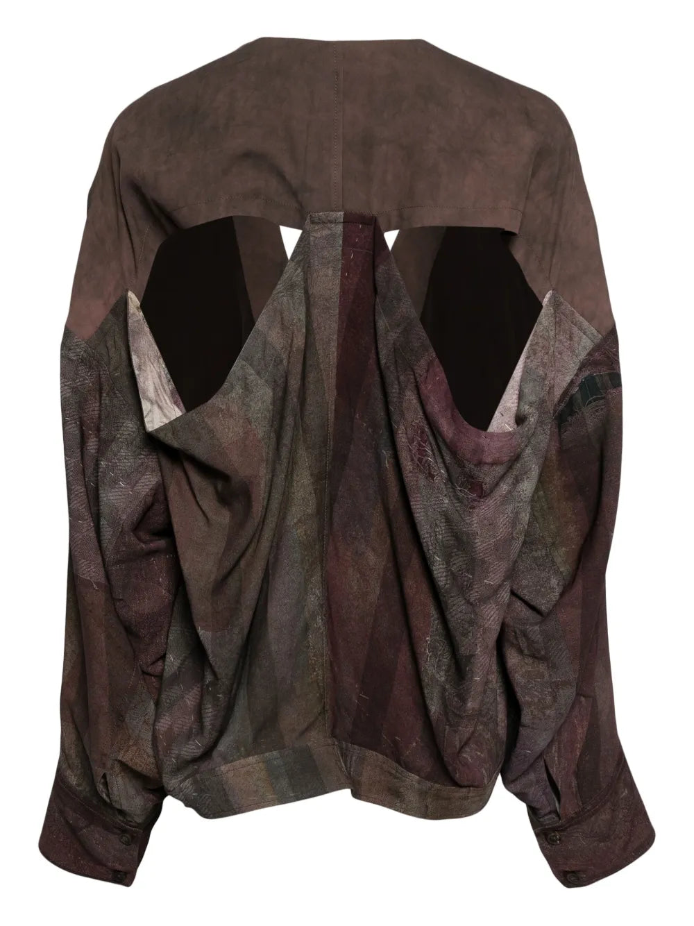 Cut-Out Panelled Jacket