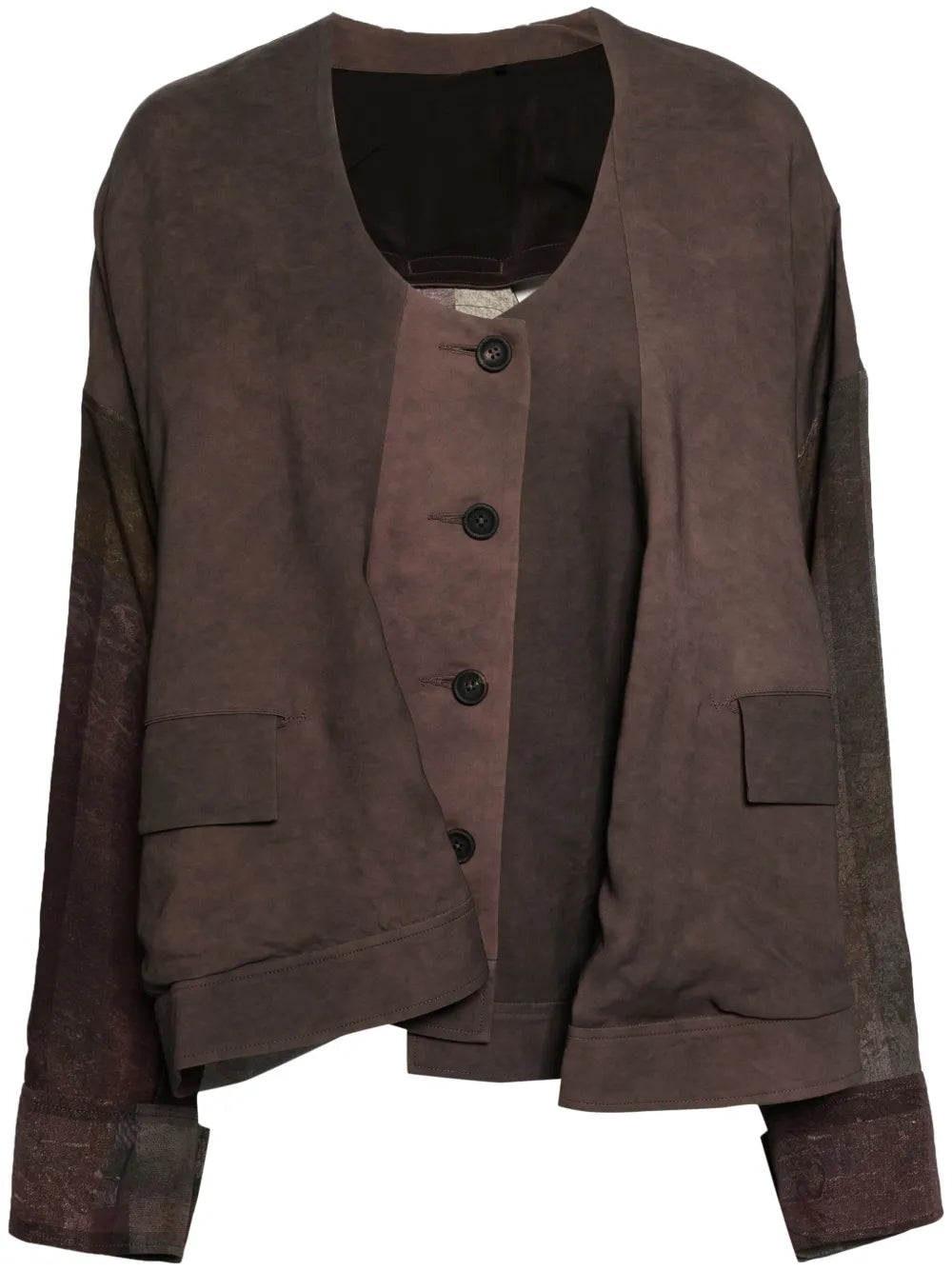 Cut-Out Panelled Jacket