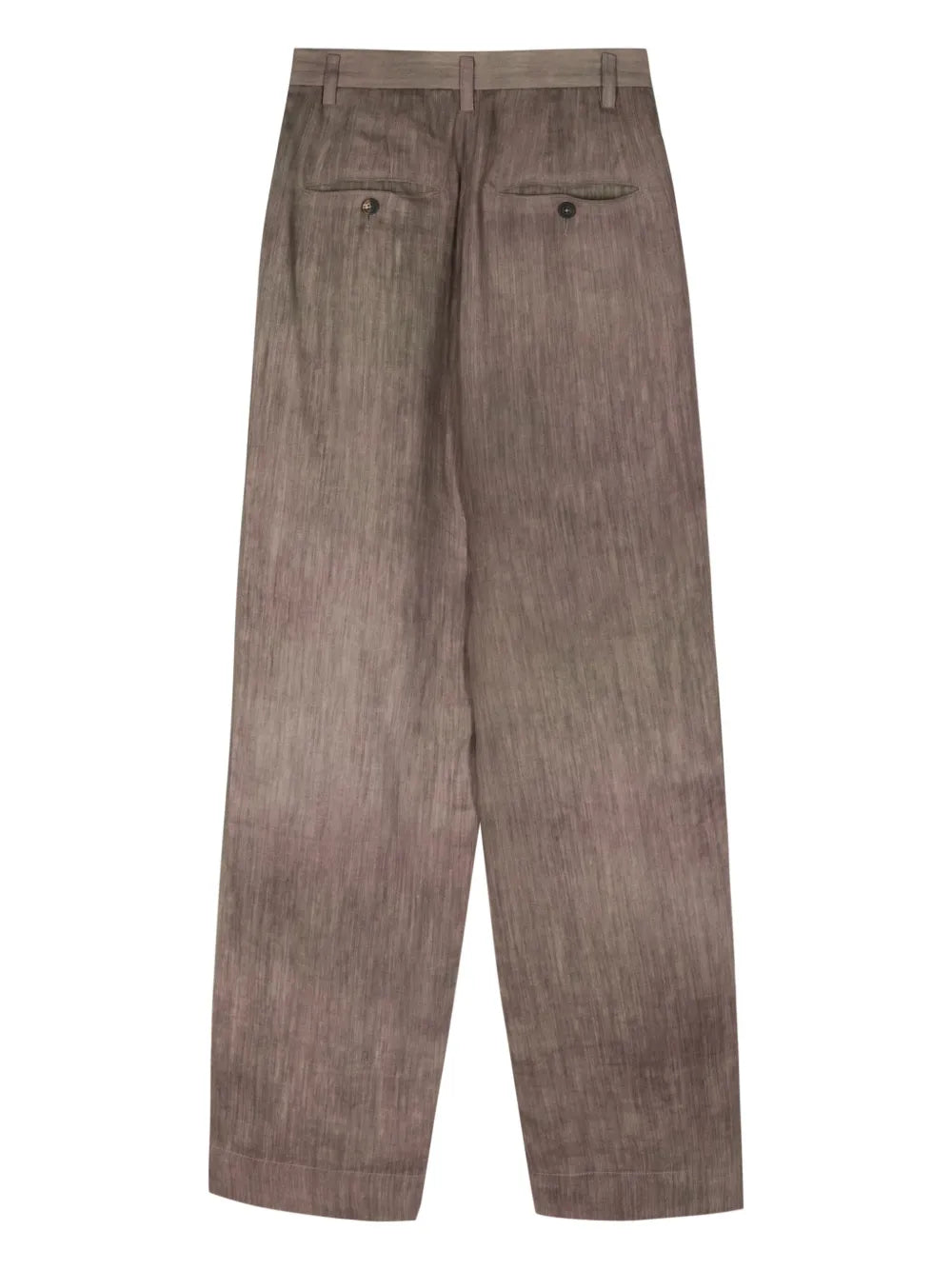 Dyed Wide-Leg Trousers