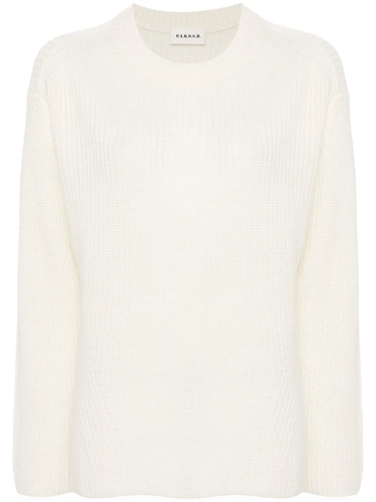 Ribbed-Knit Cashmere Jumper
