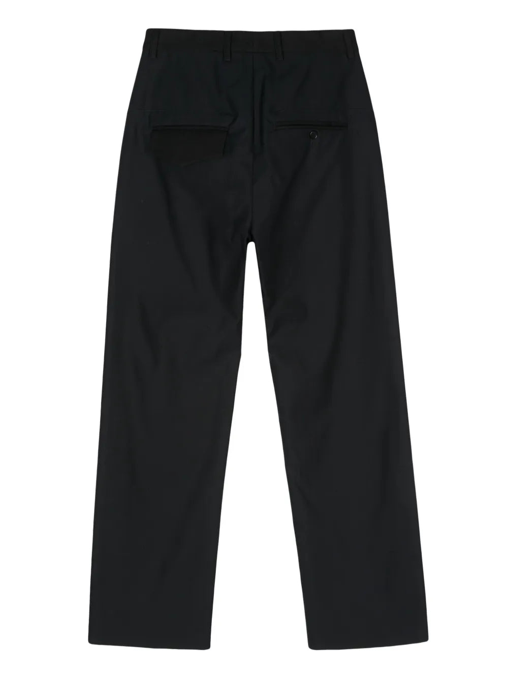 Cotton Straight-Leg Trousers
