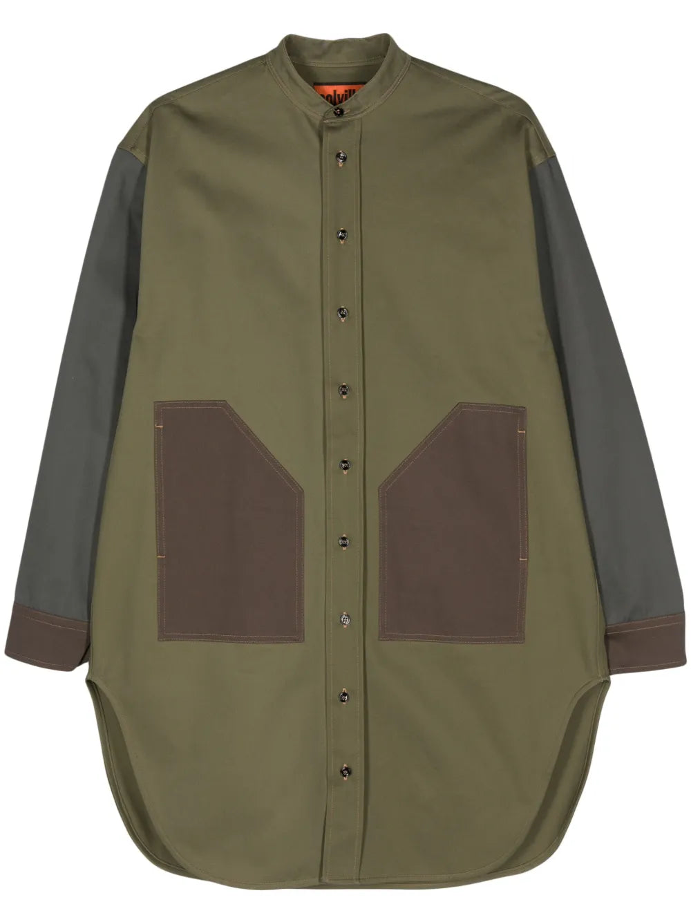 Colour-Block Cotton Shirt