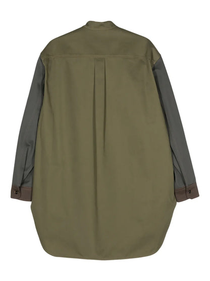Colour-Block Cotton Shirt