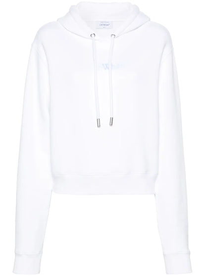 Arrows-Motif Cotton Hoodie