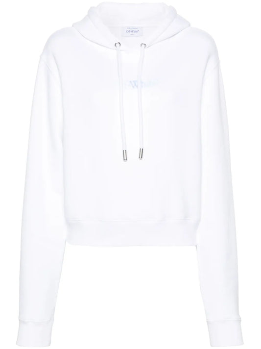 Arrows-Motif Cotton Hoodie