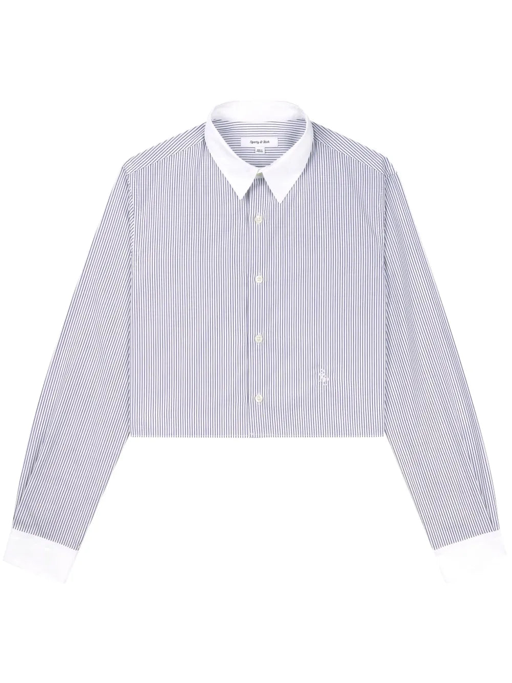 Striped Croped Cotton Shirt