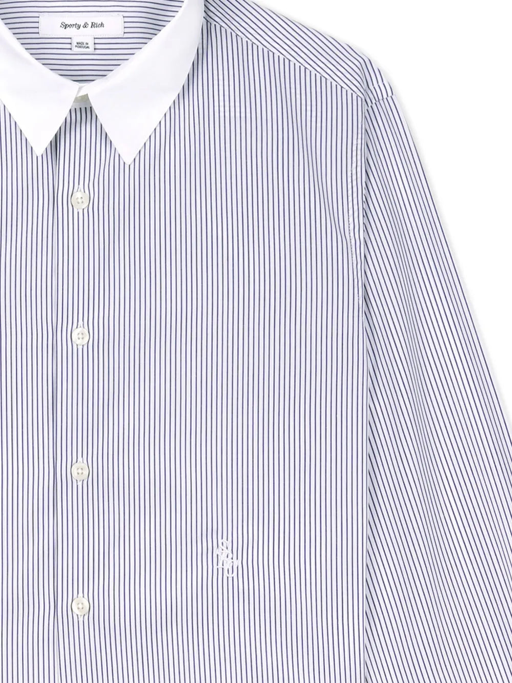 Striped Croped Cotton Shirt