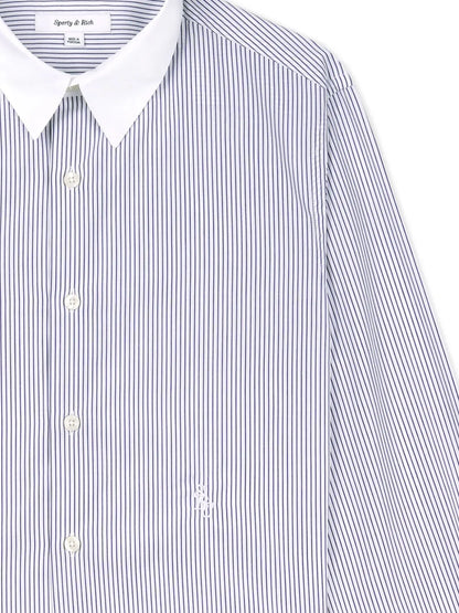 Striped Croped Cotton Shirt