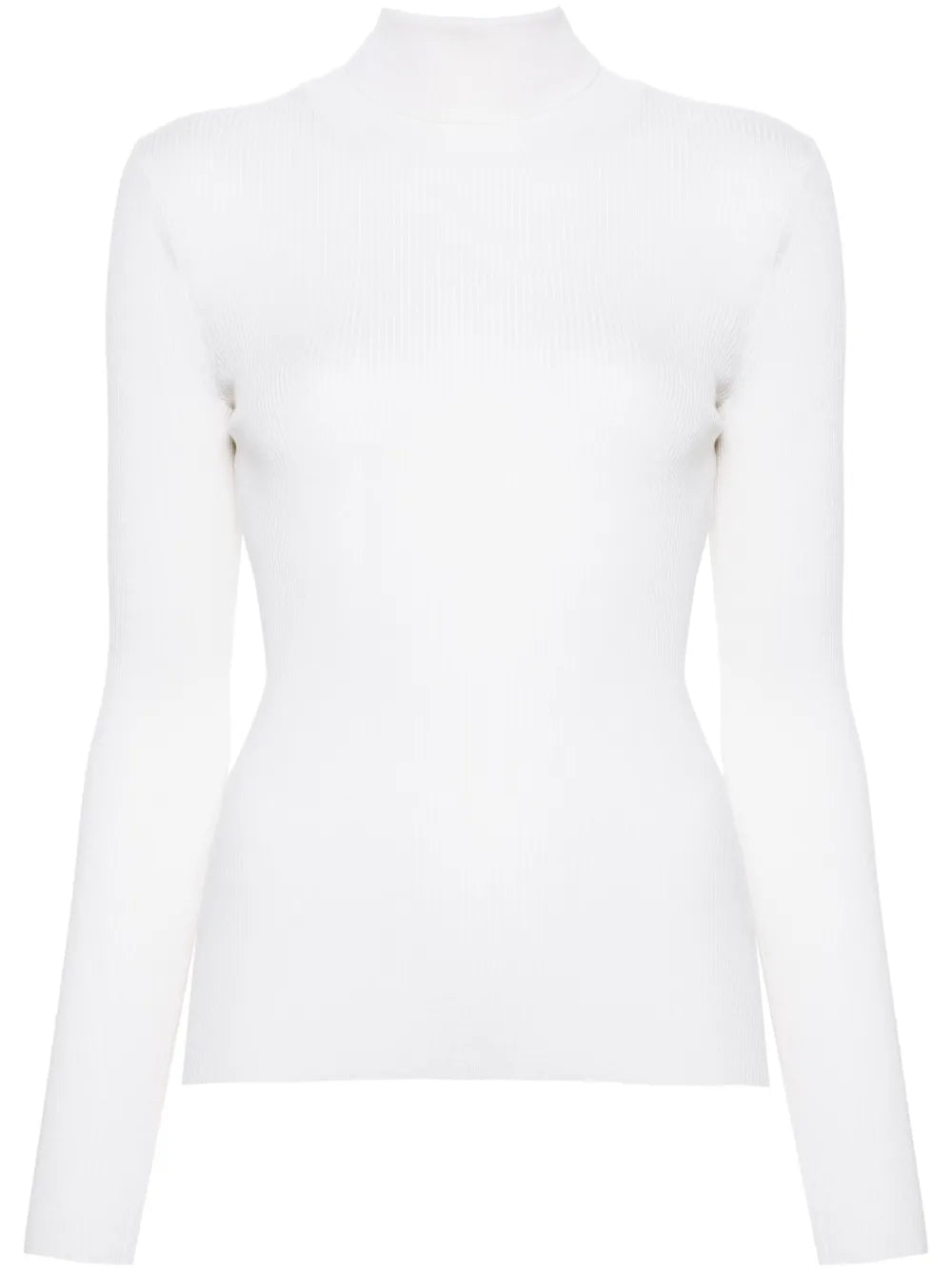 Roll-Neck Wool-Silk Sweater