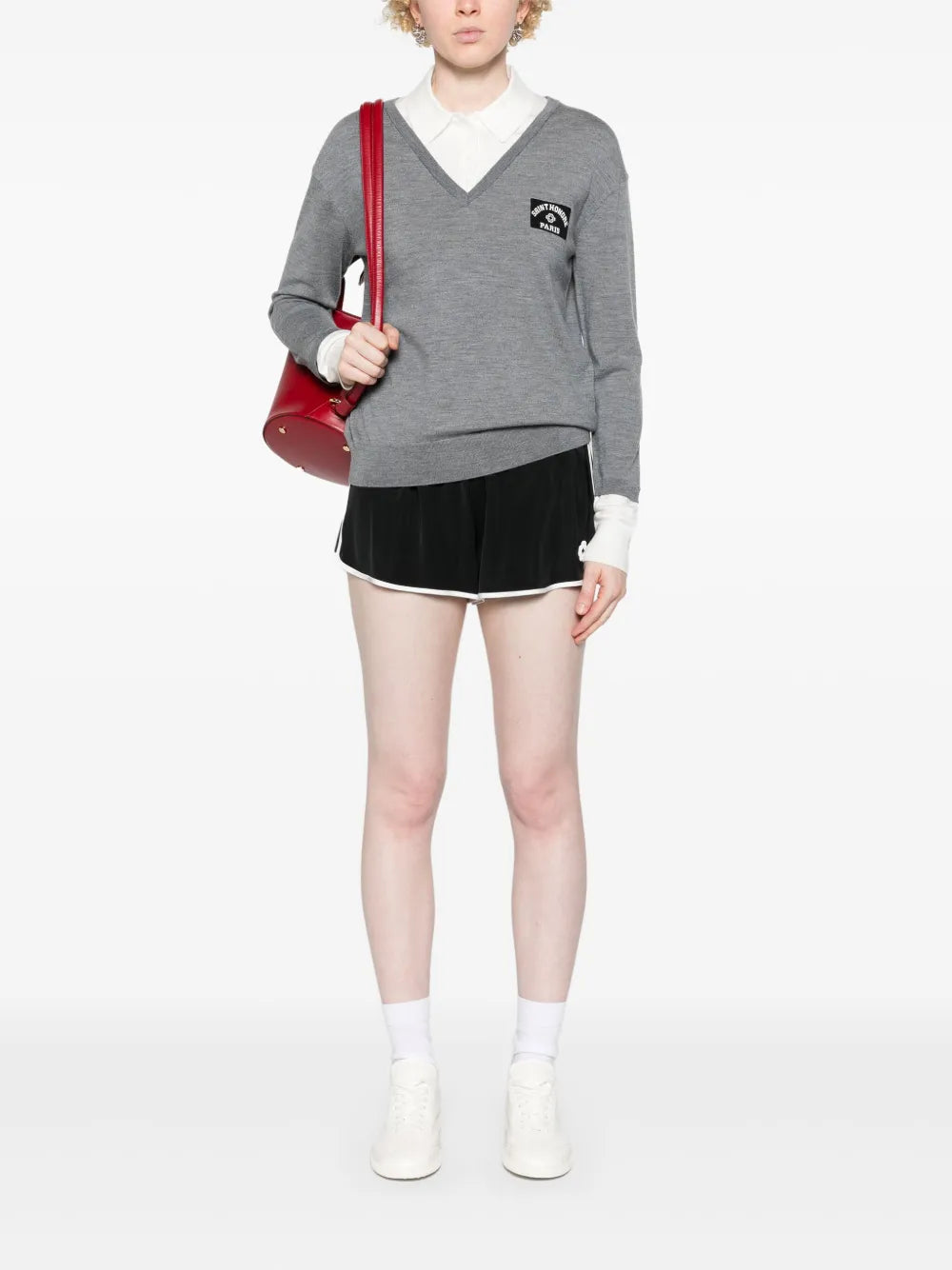 Clover-Motif Track Shorts