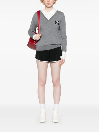 Clover-Motif Track Shorts