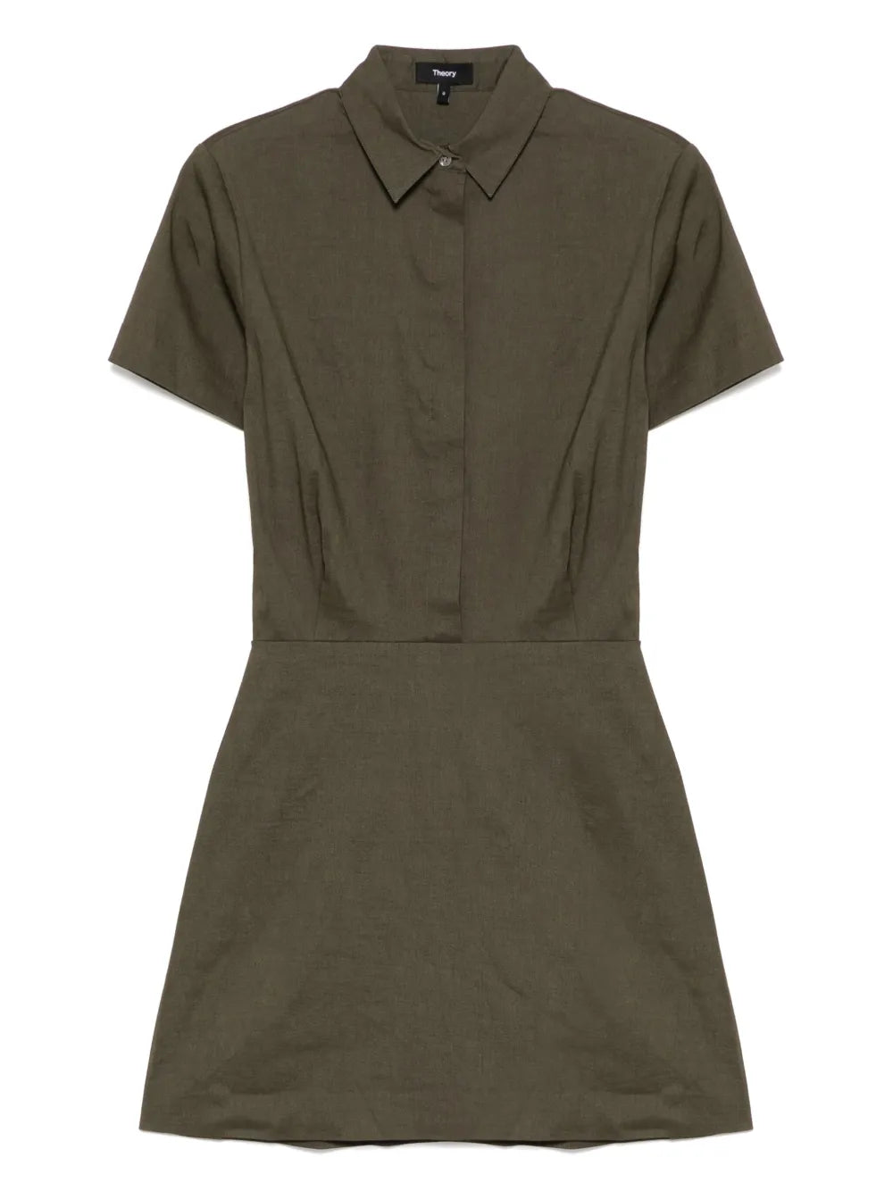 Short-Sleeved A-Line Dress