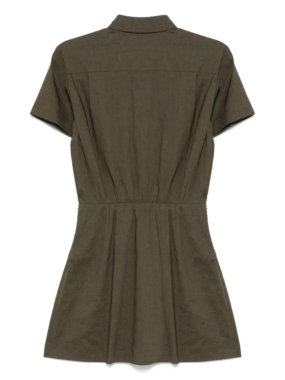 Short-Sleeved A-Line Dress