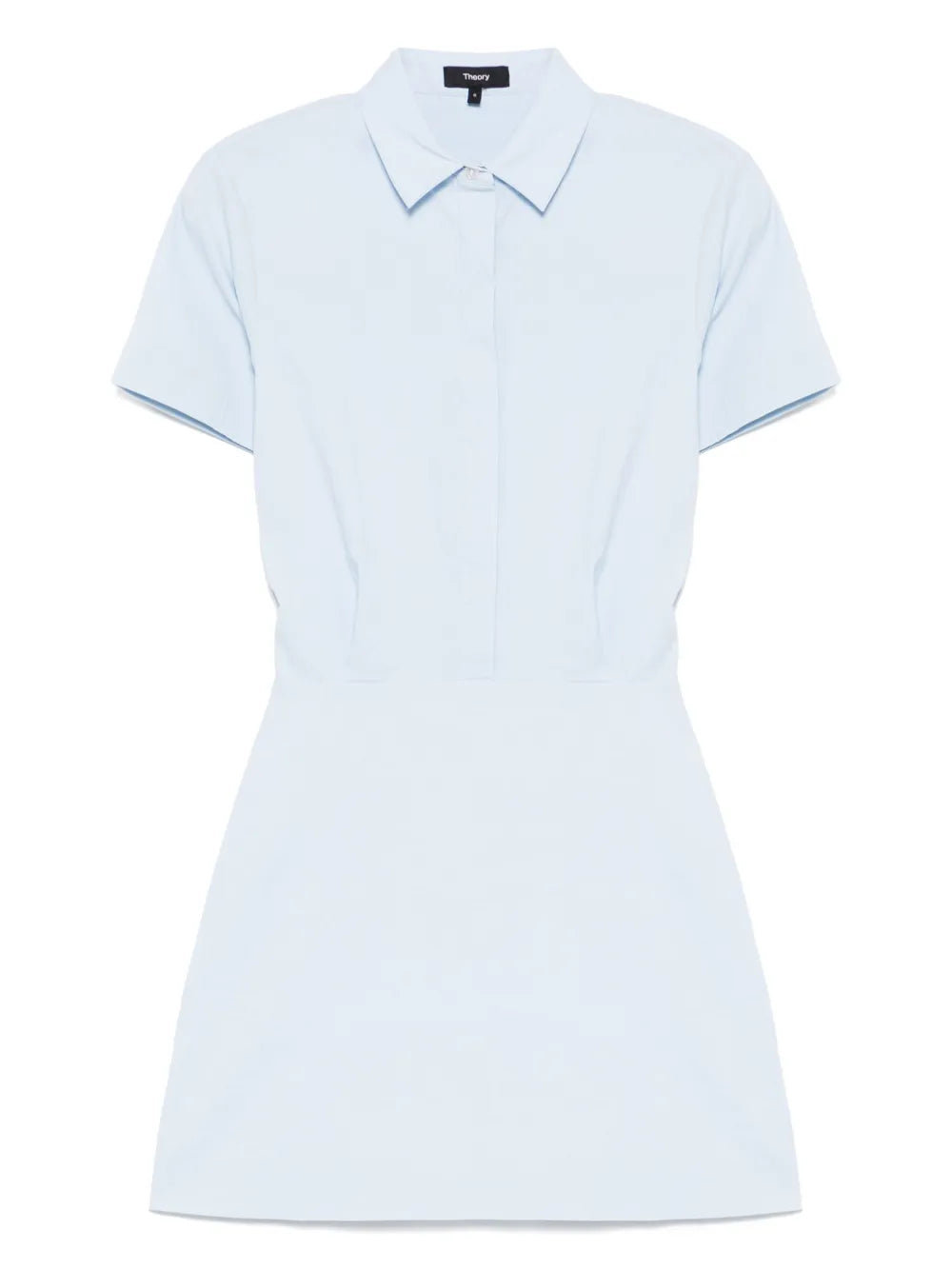 Short-Sleeved A-Line Dress