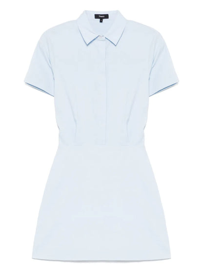 Short-Sleeved A-Line Dress