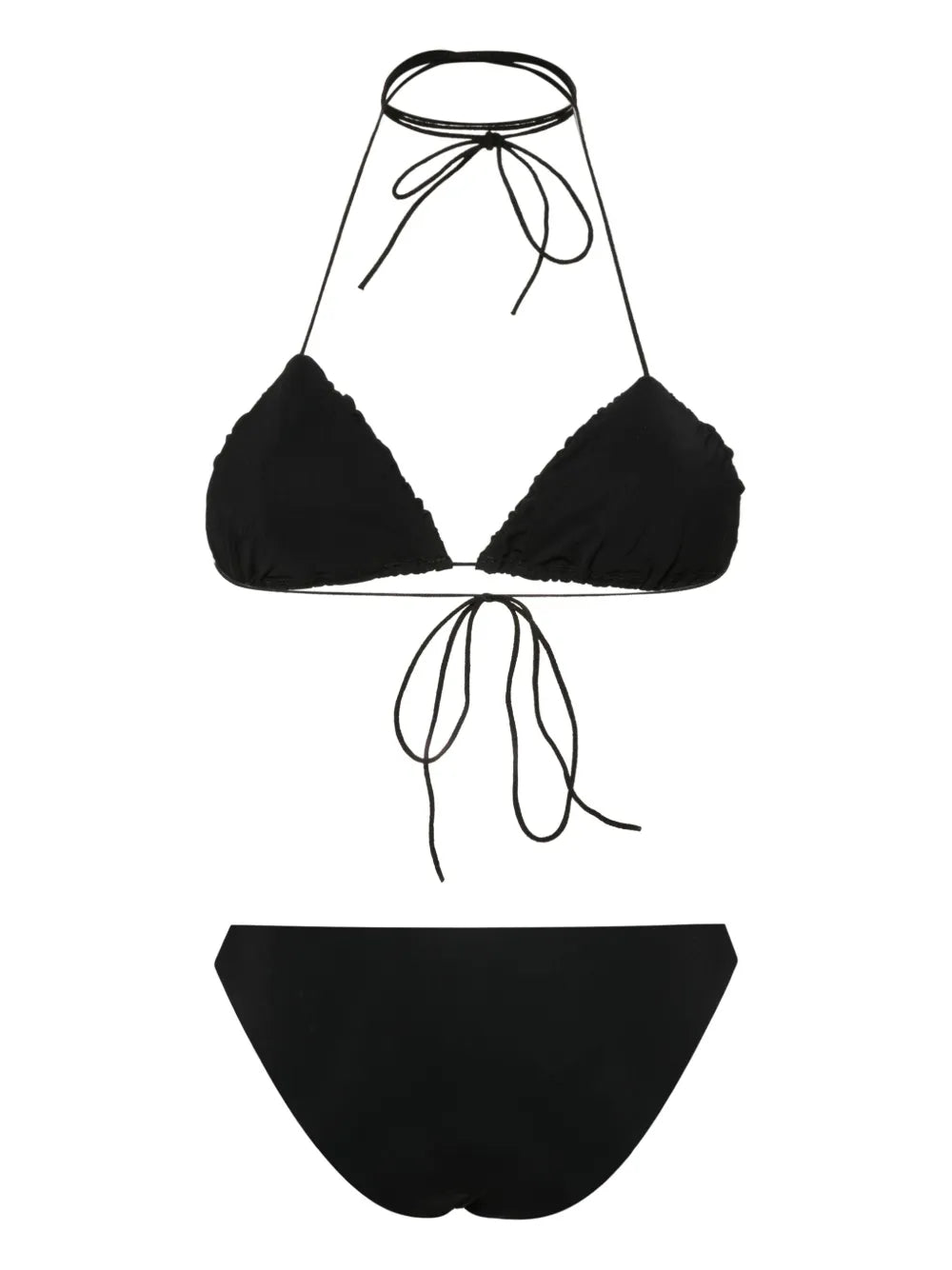 Janin Ruffle-Trim Bikini Set