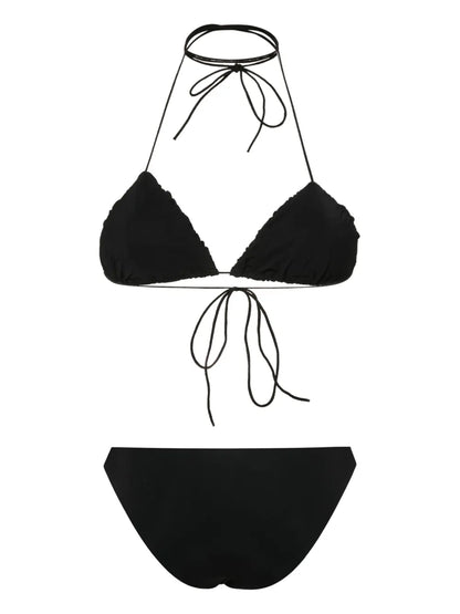 Janin Ruffle-Trim Bikini Set