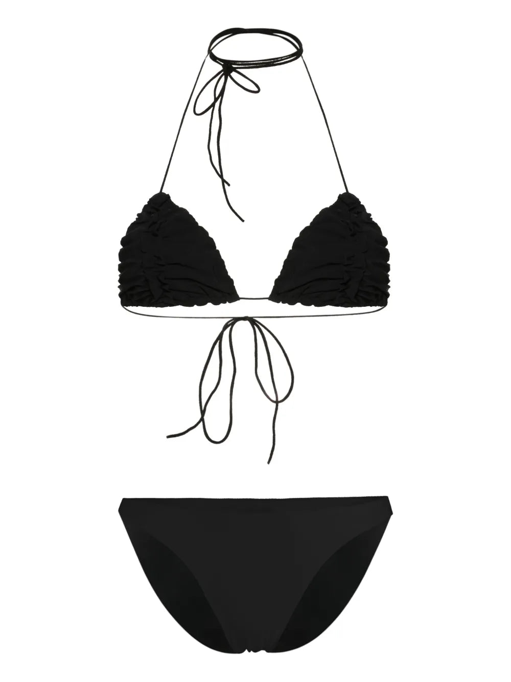 Janin Ruffle-Trim Bikini Set