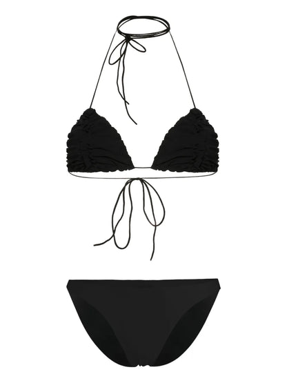 Janin Ruffle-Trim Bikini Set