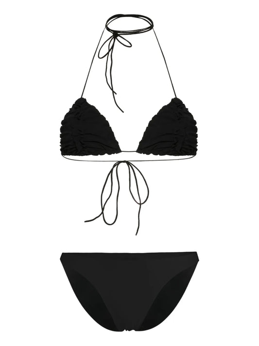 Janin Ruffle-Trim Bikini Set