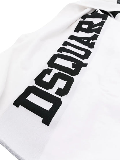 Logo-Jacquard Cotton Beach Towel
