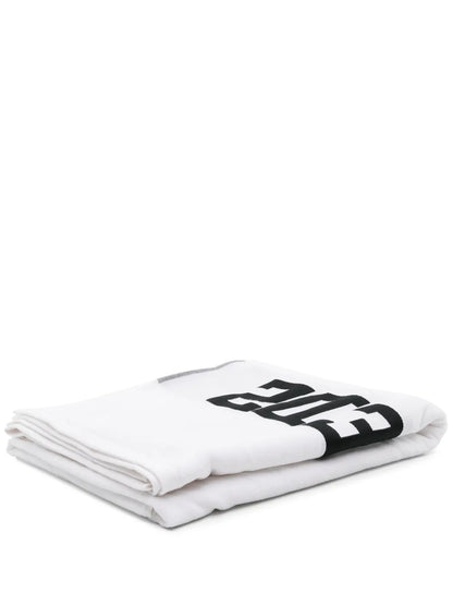 Logo-Jacquard Cotton Beach Towel