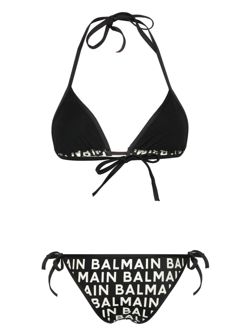 Logo-Print Bikini Set