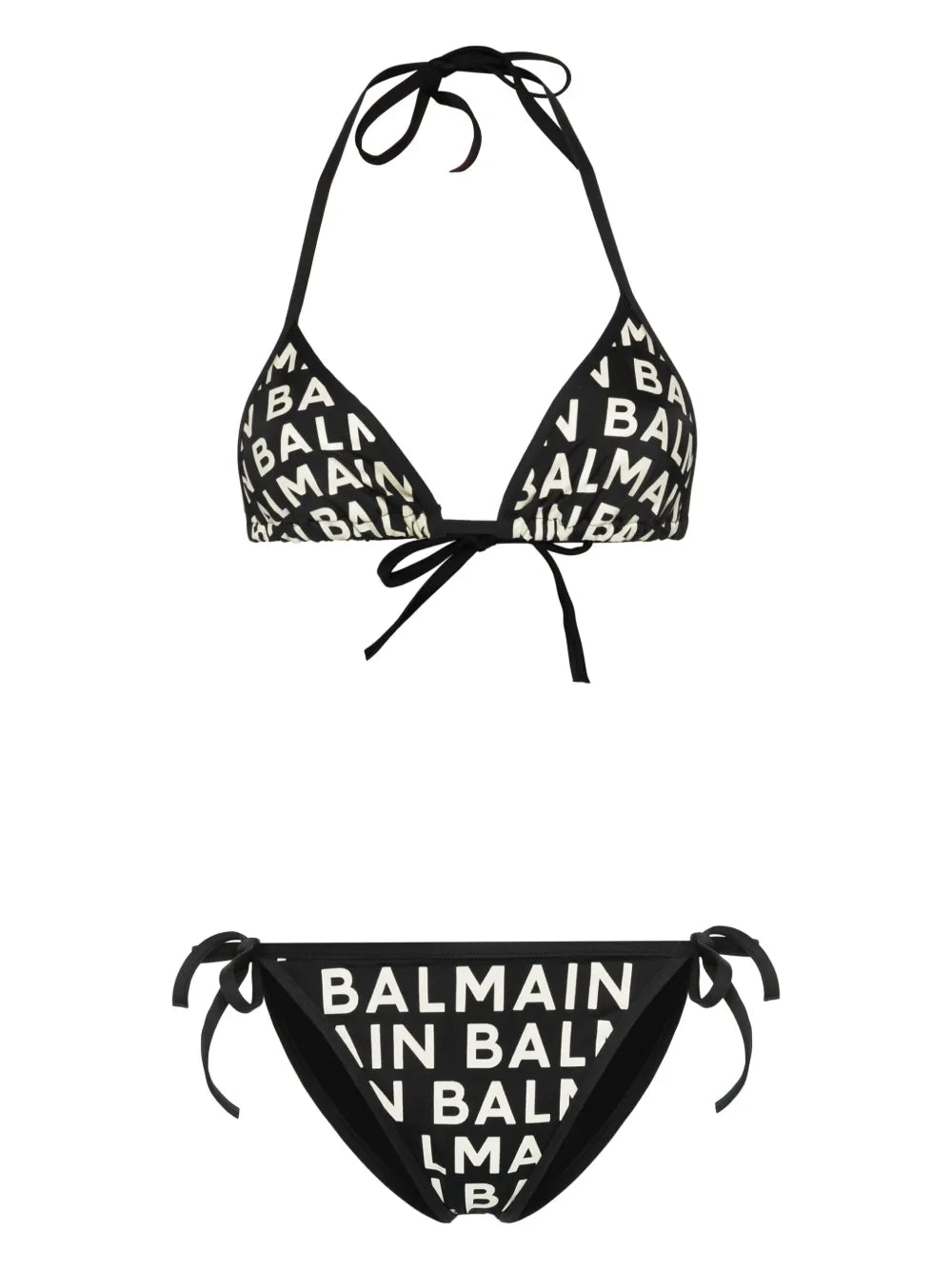 Logo-Print Bikini Set